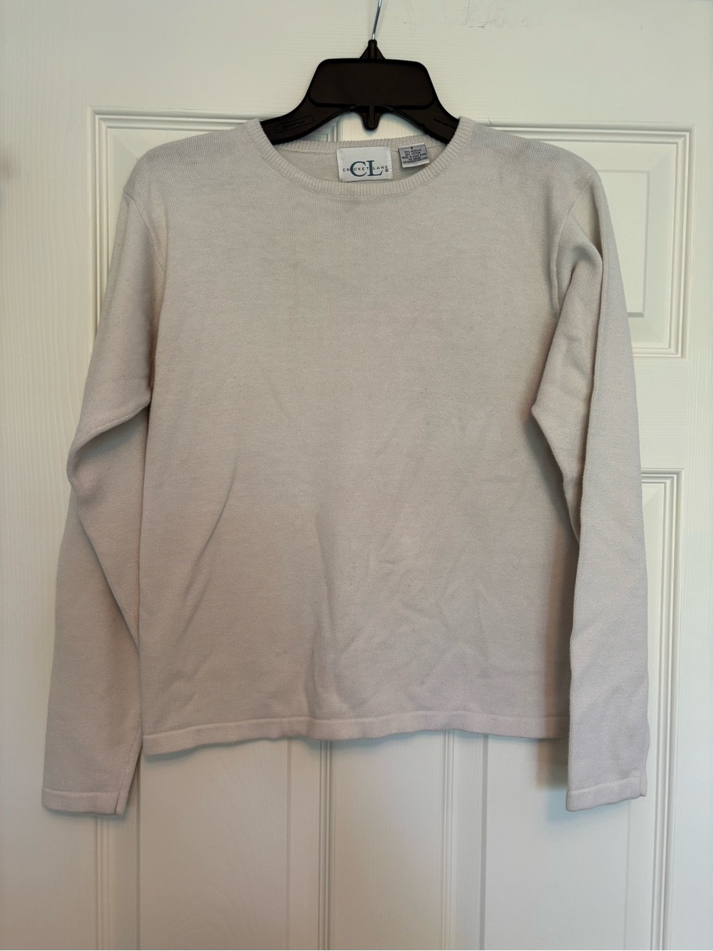White Crewneck Sweater